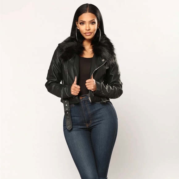 Fashionnova Leather Jacket - Picture 2 of 4